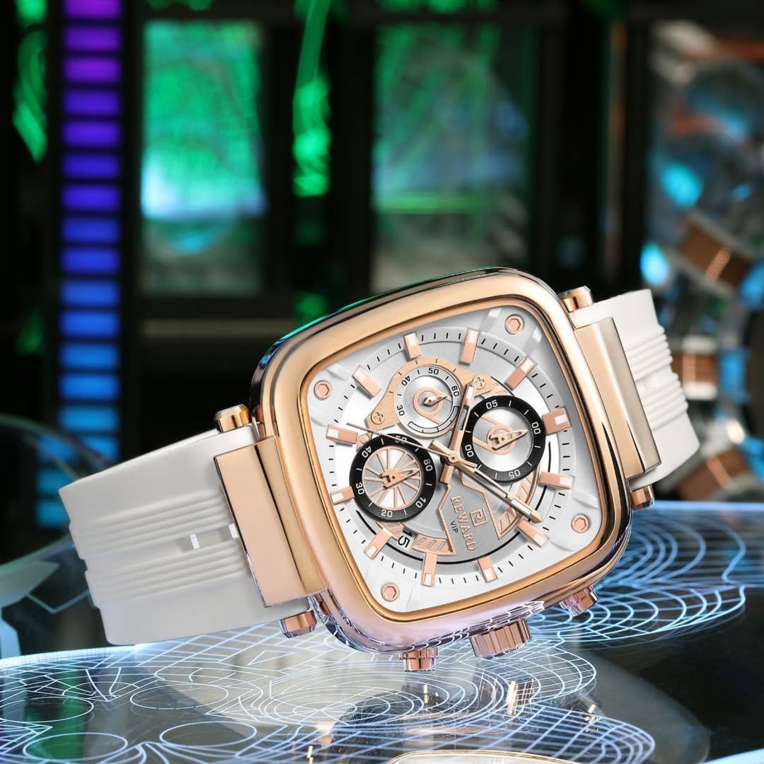 Luxury Reward Chronograph Watch For Men / With Box / Perfect For Gift