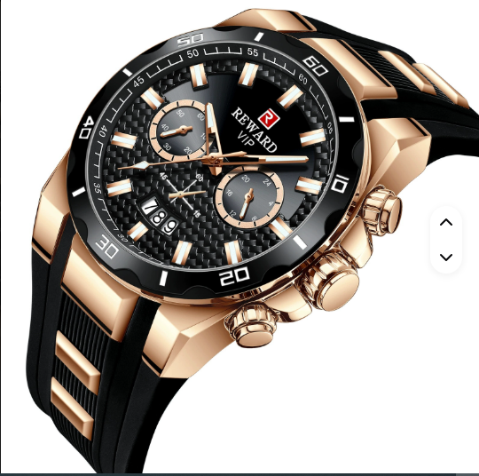 Luxury Quartz Reward Vip watch for Men /with Box / Perfect For Gift
