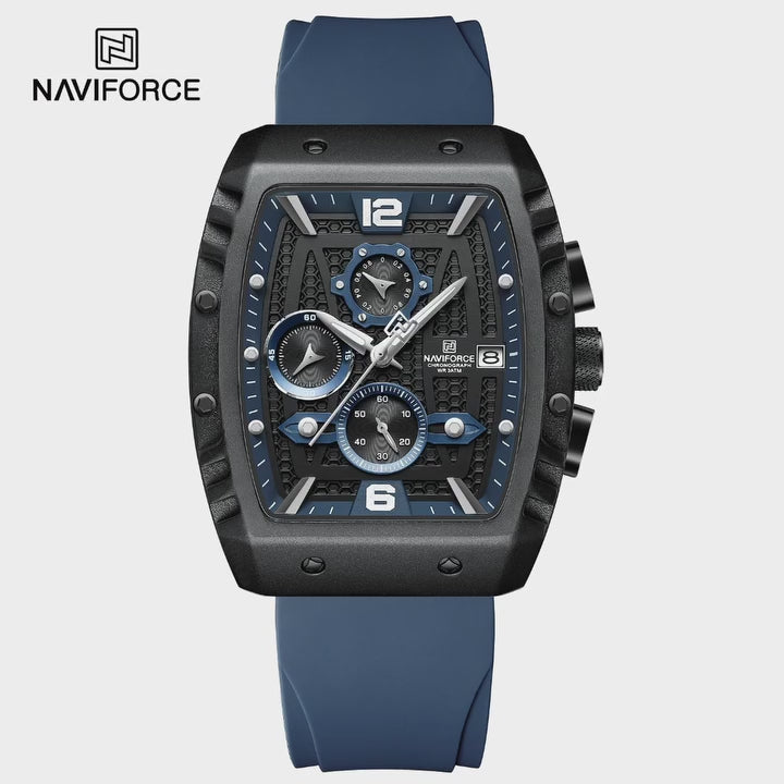 Luxury Chronograph  Naviforce Watch For Men / With Box / Perfect for Gift